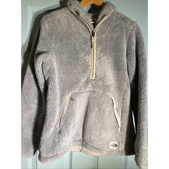 The North Face Tops - THE NORTH FACE Women Medium Campshire Sherpa Fleece Pull Over Hoodie 2.0.